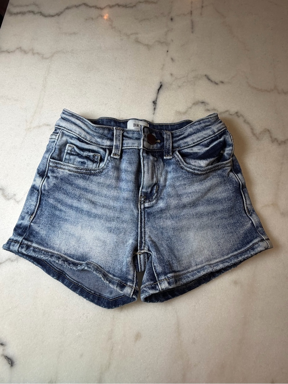 BKE Youth Light Blue Denim Shorts